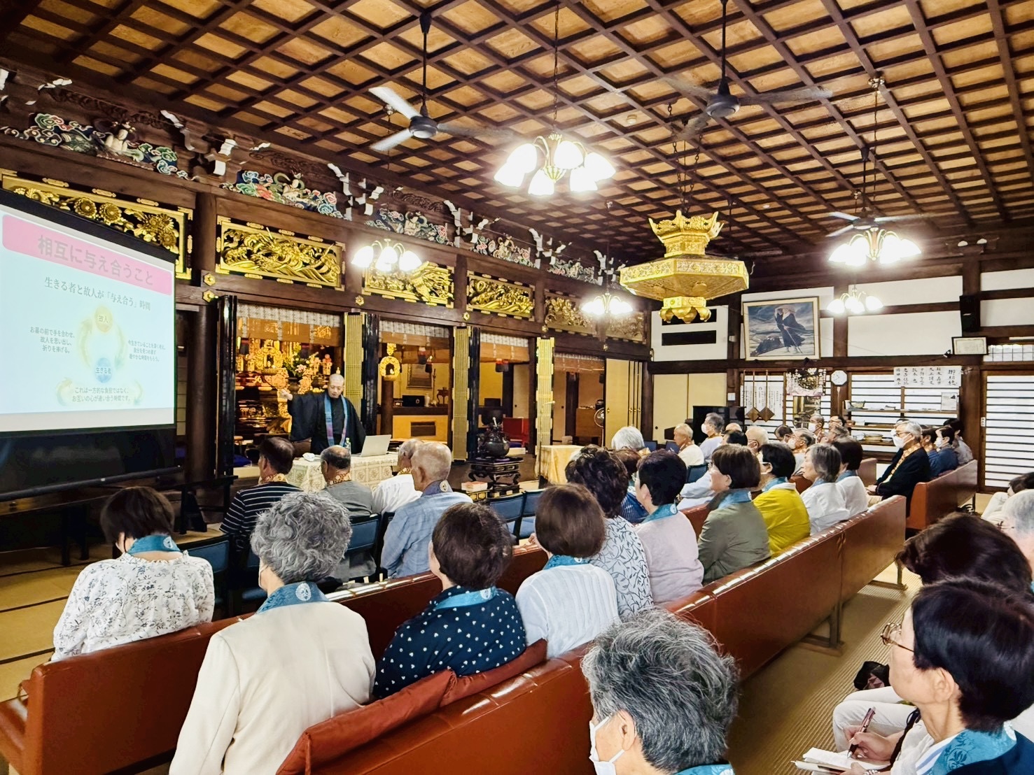 広島県 専念寺様での終活講演会・セミナー風景